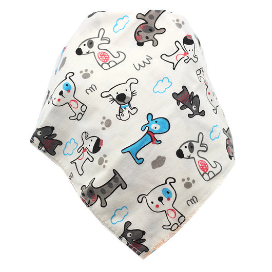 Baberos Impermeables Triangulares de Algodón con Diseños Infantiles - Image 9