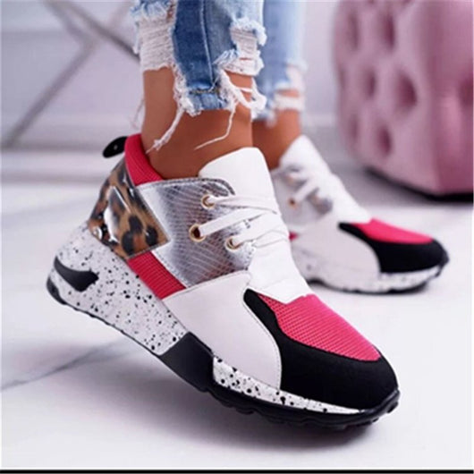 Tenis Casuales con Plataforma y Cordones para Mujer - Image 22
