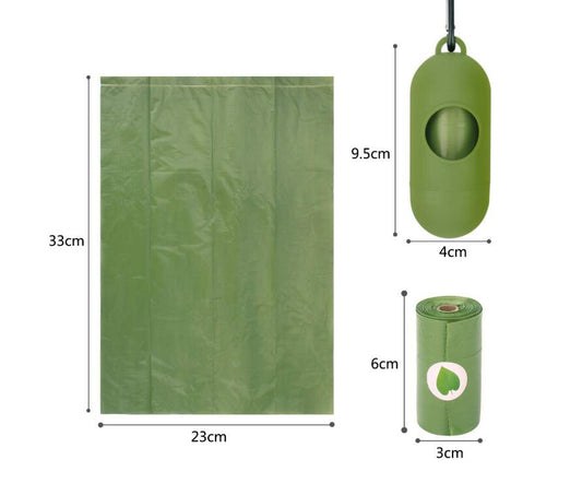 Bolsas Desechables para Heces de Mascotas - Rollo de 16 Rollos Pequeños - Image 2