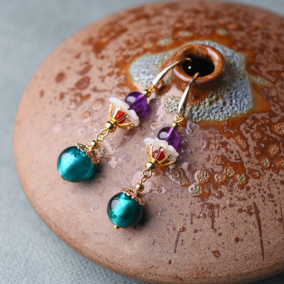Aretes de Vidrio Árbol Ancestral con Mil Vides - Image 3