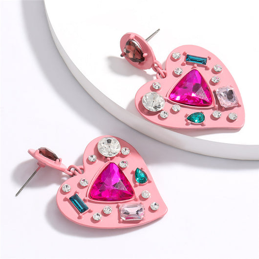 Aretes de Corazón para Mujer