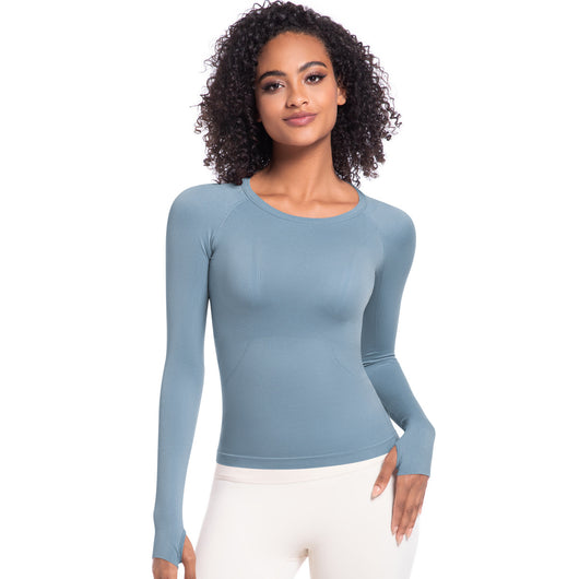Conjunto Deportivo Yoga Transpirable sin Costuras para Mujer - Image 3