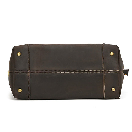 Bolso Tote de Cuero Crazy Horse Gran Capacidad - Image 47