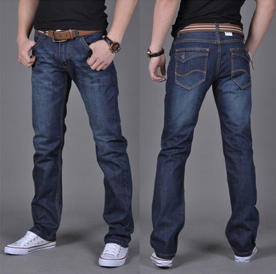 Pantalones Vaqueros Rectos para Hombre - Diseño Moderno y Versátil