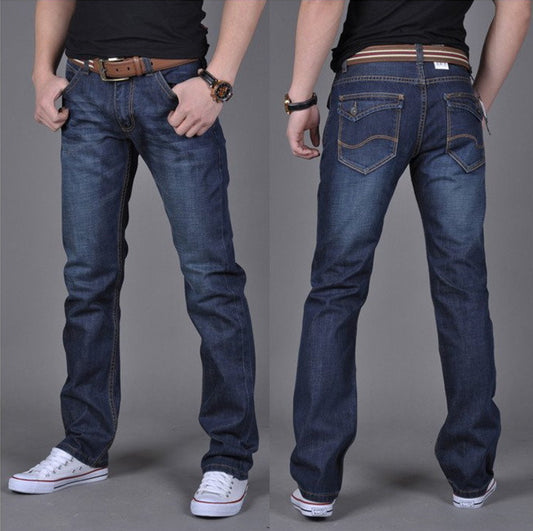 Pantalones Vaqueros Rectos para Hombre - Diseño Moderno y Versátil - Image 2