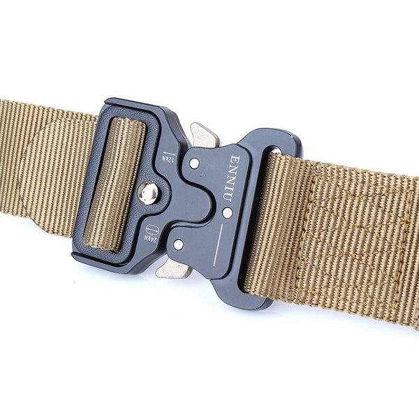 Cinturón Táctico Multifunción para Hombre - Resistente y Versátil