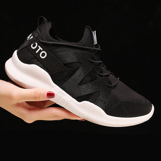 Zapatillas Deportivas Mujer Blancas Transpirables con Altura Aumentada - Image 4