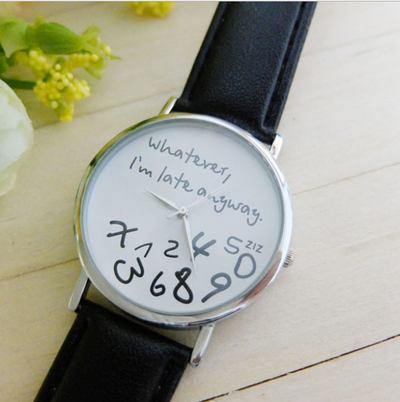 Reloj de Pulsera Geneva Casual para Mujer - Correa de Cuero con Pantalla Digital Irregular - Image 3