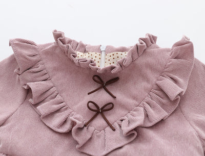 Vestido Largo Coreano de Manga Larga - Image 4