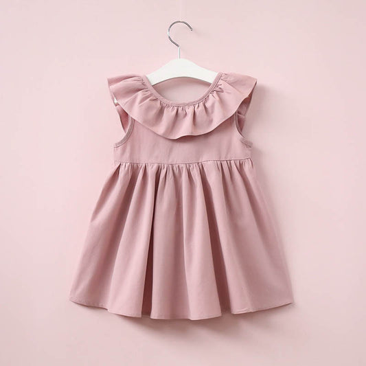 Vestido Infantil Sin Mangas de Una Pieza - Image 2
