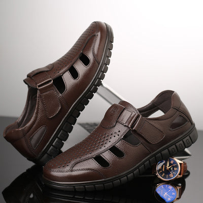 Sandalias de Cuero para Hombre con Diseño Transpirable - Image 5
