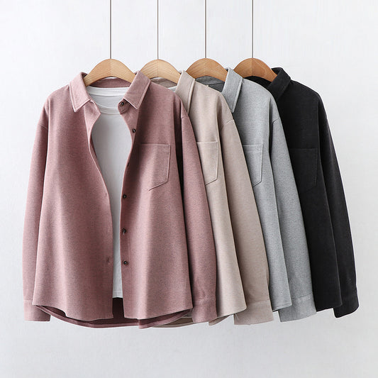 Suéter con Cuello Solapa Manga Larga para Mujer - Estilo Moderno