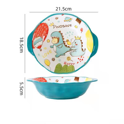 Juego de Platos de Cerámica Infantil con Diseños Animados - Image 39