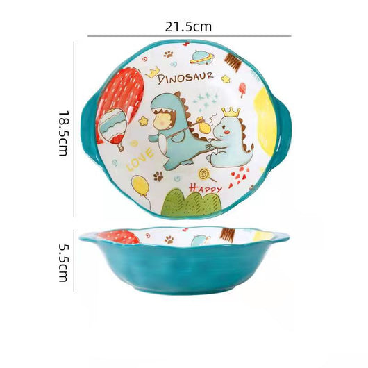 Juego de Platos de Cerámica Infantil con Diseños Animados - Image 39
