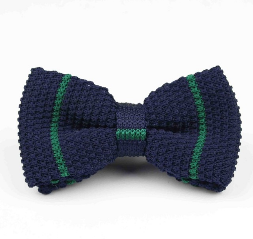 Corbata Mariposa Tejida Ajustable Doble Capa - Diseño Moderno Unisex - Image 4
