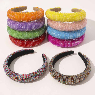 Diadema Ancha Barroca con Cristales para Mujer - Image 24