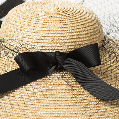 Sombrero de Paja Estilo Retro Británico con Correa de Sujeción - Image 9