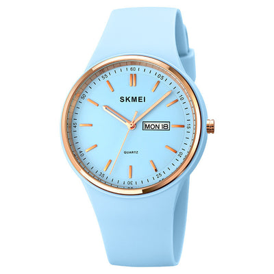Reloj de Cuarzo para Estudiantes con Calendario y Correa de Silicona - Image 13