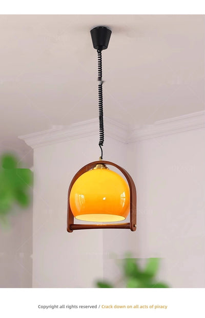 Lámpara Colgante Retráctil Estilo Vintage Americano para Dormitorio - Image 8
