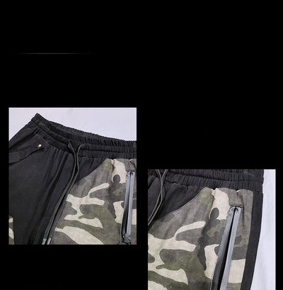 Overol Casual Funcional Camuflado con Costuras de Personalidad Slim - Image 4