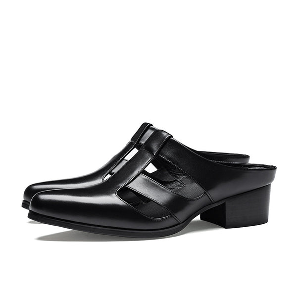 Pantuflas de Cuero Auténtico para Hombre - Diseño Elegante Cerrado - Image 7