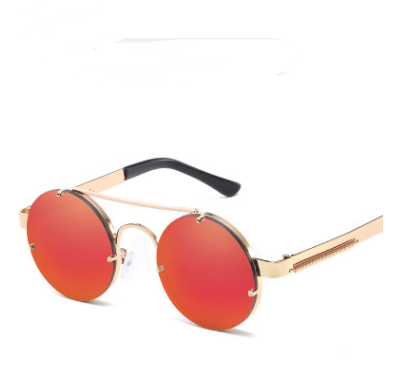 Gafas de Sol Retro Punk con Lentes de Película Color
