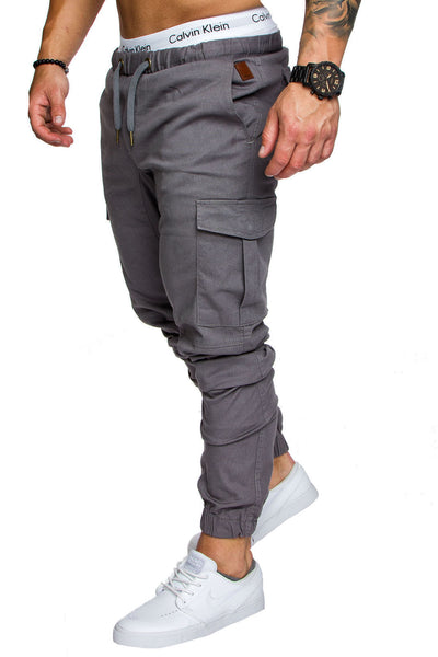 Pantalones Casuales de Tela Tejida con Cintura Ajustable - Image 7