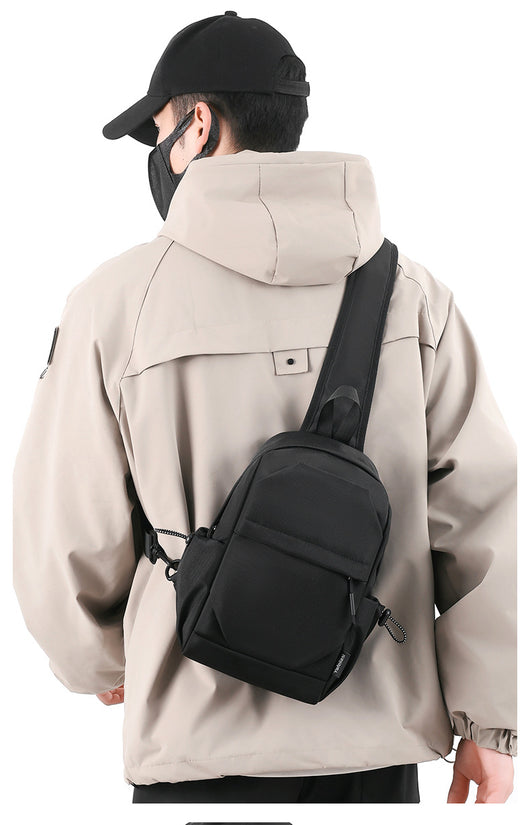 Mochila Pecho Oxford para Hombre - Bolsa Cruzada Funcional - Image 28