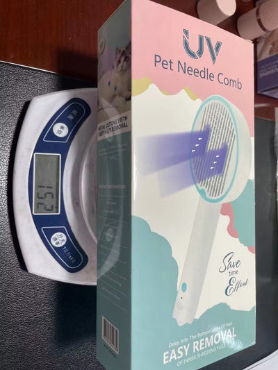 Peine Desinfectante USB para Mascotas con Luz UV - Image 2