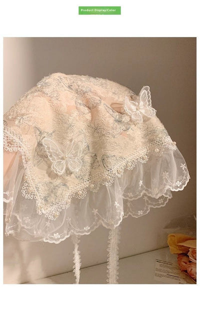 Pañuelo Triangular de Encaje Mariposa para Mujer - Image 18