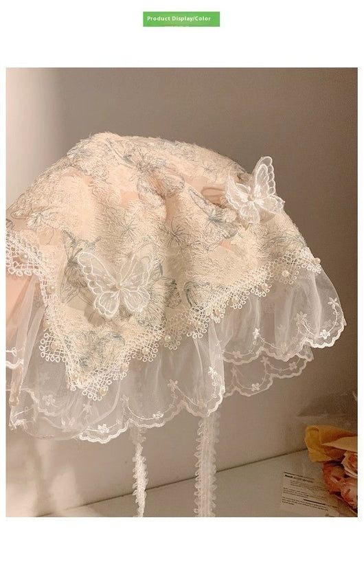 Pañuelo Triangular de Encaje Mariposa para Mujer - Image 18