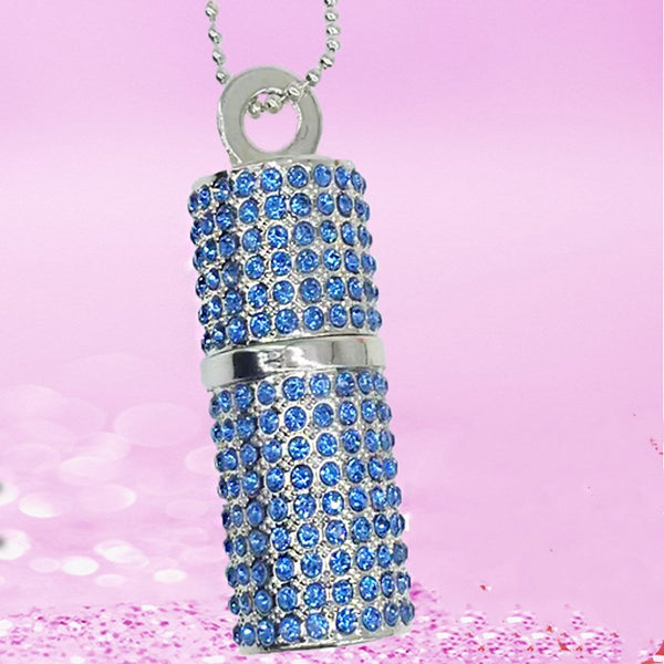 Memoria USB Lápiz Labial Cristal