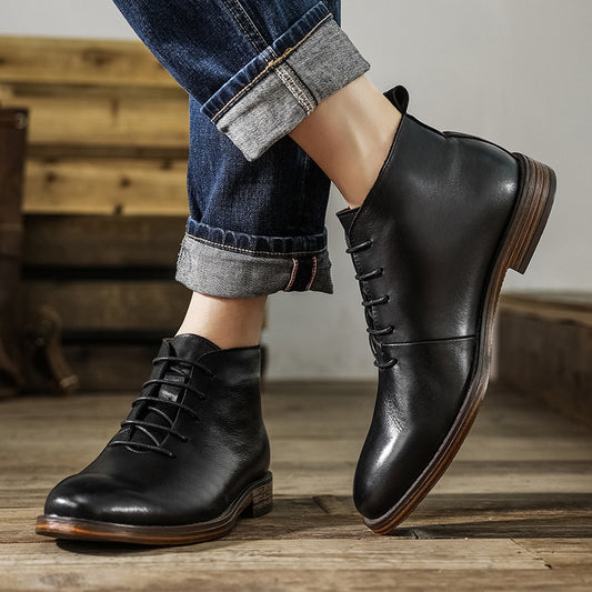 Botas de Cuero Premium para Hombre - Estilo Ejecutivo Inglés - Image 2
