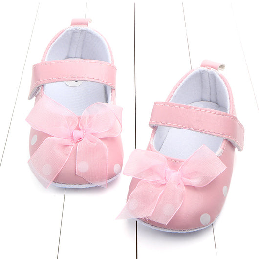 Zapatos para Bebé Niña con Moño y Lunares - Image 6