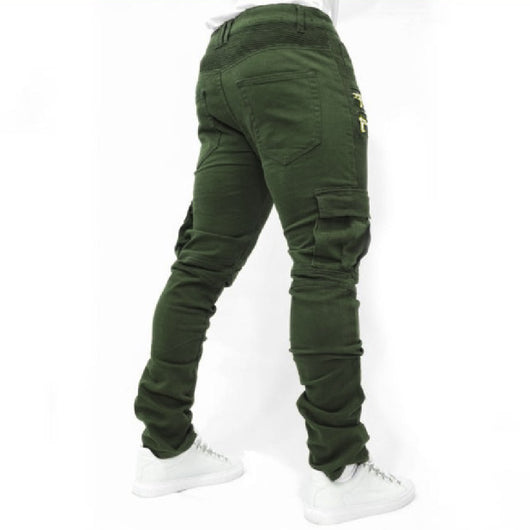 Pantalones Vaqueros Elásticos Trend Folds con Ajuste Perfecto - Image 3