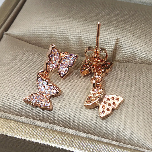Aretes de Diamante con Moño - Image 14