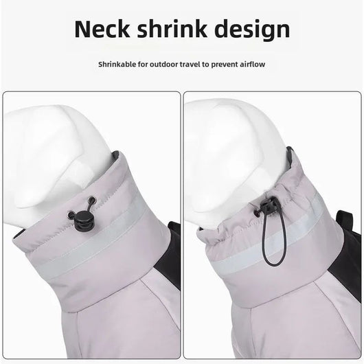 Abrigo Impermeable para Perros Grandes - Chaleco Térmico Reflectante para Invierno - Image 3