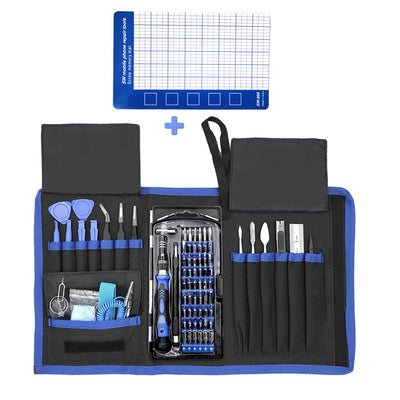 Juego de Destornillador Multiusos 80 en 1 - Kit Completo de Reparación y Mantenimiento