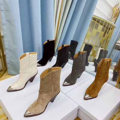 Botas Martin Cortas con Punta y Refuerzo de Acero - Diseño Personalizado Tendencia - Image 17