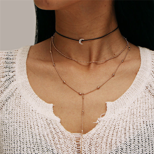 Collar Choker Multicapas Elegante y Versátil - Image 2