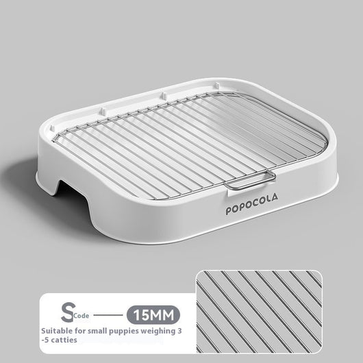 Orinal de Acero Inoxidable para Perros Pequeños - Image 3
