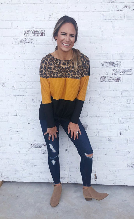 Suéter Casual con Estampado de Leopardo - Image 4