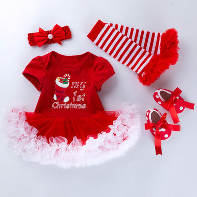 Vestido Infantil de Manga Corta - Image 11