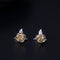 Creative jewelry rose earrings Dorado