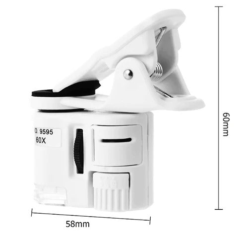 Lente Microscopio con Clip para Celular