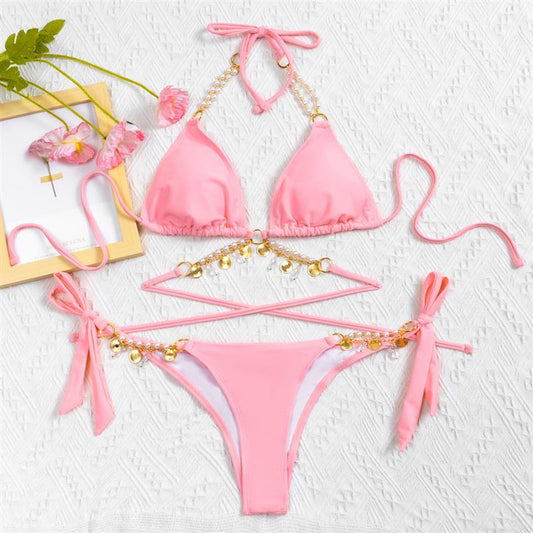 Bikini Deportivo con Tirantes para Natación y Actividades Acuáticas
