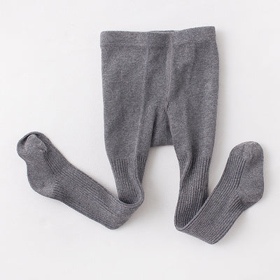 Leggings Infantiles de Algodón con Rayas Verticales Delgadas - Image 16