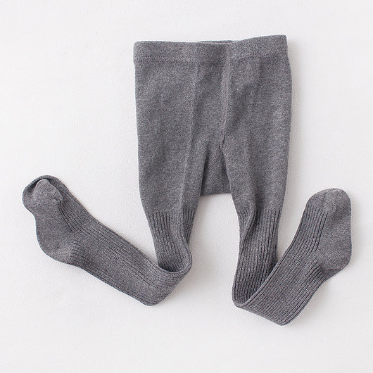 Leggings Infantiles de Algodón con Rayas Verticales Delgadas - Image 16