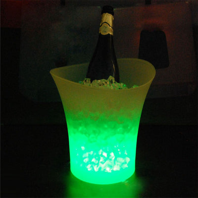 Cubo de Hielo LED Luminoso 5L con 7 Colores