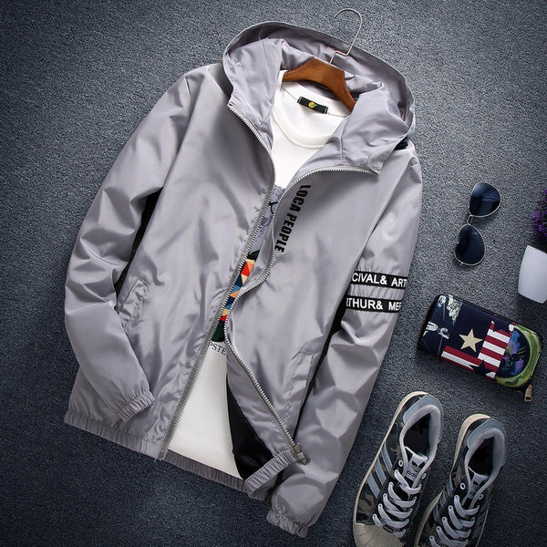 Chaqueta Ligera Impermeable para Hombre - Diseño Versátil y Cómodo